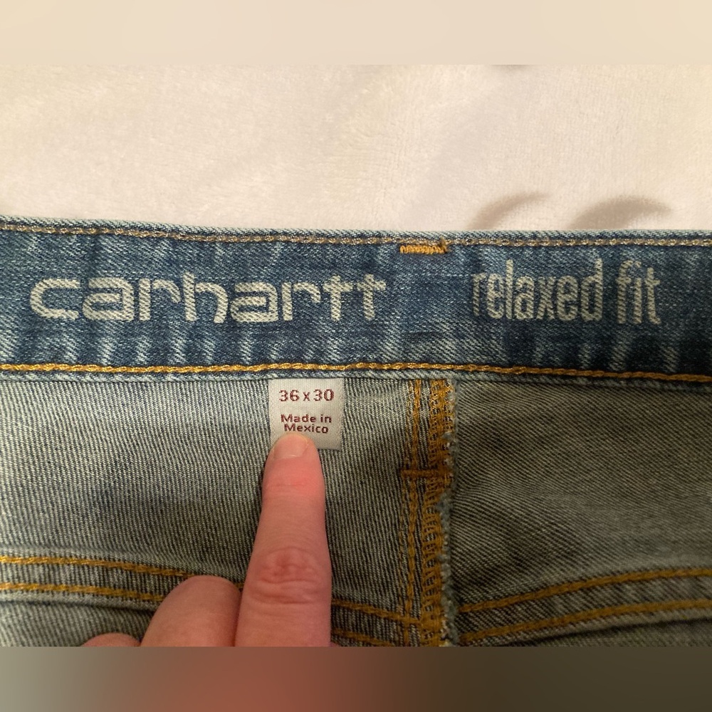 Men’s Carhartt Relaxed Fit Jeans - Picture 3 of 3